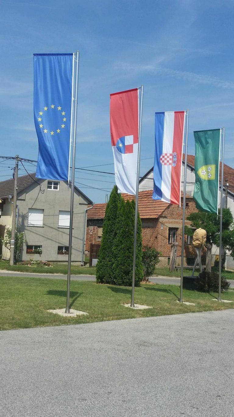 jarboli za zastave - inox